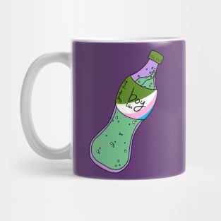 Boy lite bottle (genderqueer) Mug